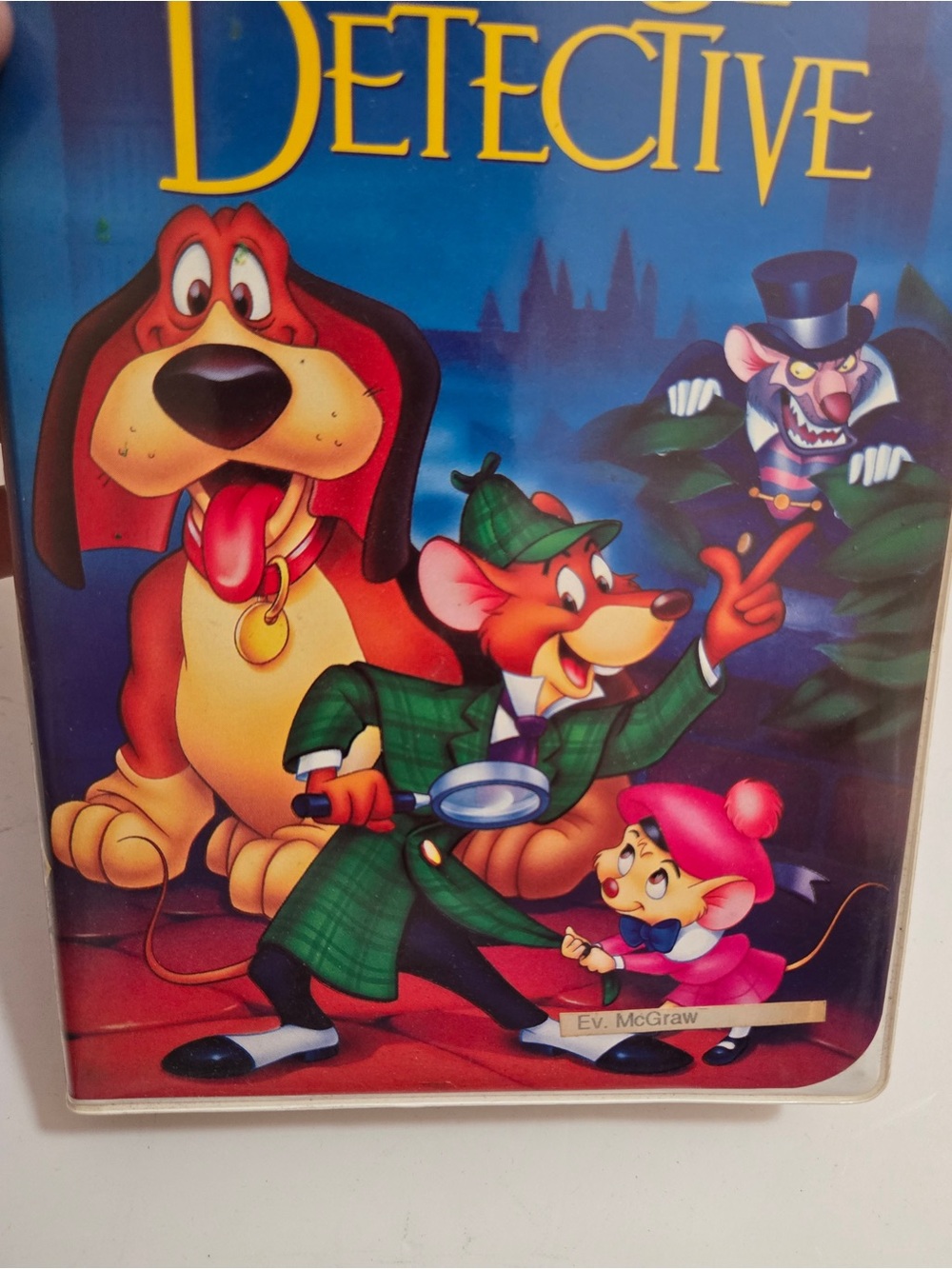 Disney The Great Mouse Detective VHS The Classics Collection 1992 Basil Sherlock - Picture 5 of 9